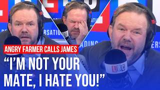 Furious farmer who hates James OBrien calls in to debate inheritance tax  LBC [upl. by Evars]