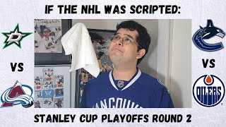 If the NHL was Scripted Round 2 of 2024 Stanley Cup Playoffs Western Conference [upl. by Franny]