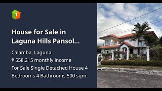 House for Sale in Laguna Hills Pansol Calamba Laguna [upl. by Anib309]