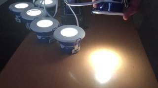 Click Micro Inceptor Dimmable LED Downlight Test [upl. by Sewel]