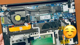 Refaire un PC Dell XPS pâte thermique béton et batterie Hs [upl. by Yerffej]