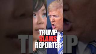 President Trump Embarrasses Reporter with THIS Brutal Response 😱🚨 shorts [upl. by Jaycee]