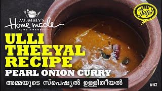 Kerala Special Ulli Theeyal  Pearl Onion Curry Recipe  രുചിയൂറും ഉള്ളി തീയ്യൽ  Recipe 47 [upl. by Minor]