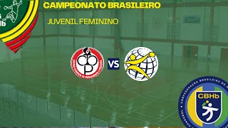 CBI Juvenil Feminino  Fase de Grupos  Centro OlimpicoSP X AdrechaSC [upl. by Atcliffe]