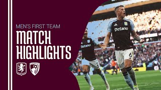 HIGHLIGHTS  Aston Villa 11 Bournemouth [upl. by Aoht]