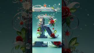 R name art ❣️ whatsapp status 💕 shortsfeed [upl. by Rustice]