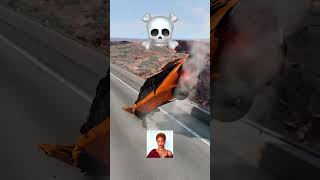 Singers Cars vs Broken Bridge 🧛‍🚗  BeamNGdrive shorts [upl. by Loggins]