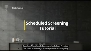 Tutorial Scheduled Screening [upl. by Iturk760]