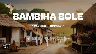 BAMBIHA BOLE  SLOWED  REVERB  Sidhu Moose Wala [upl. by Arinaj]