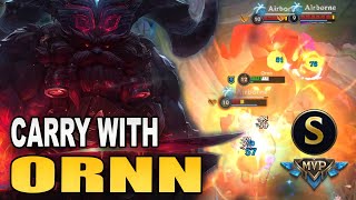 CLIMB WITH THE EASIEST TANK 💪  Ornn Solo Laner Gameplay [upl. by Arahsak220]