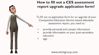 How to fill out a CES assessment report upgrade application form [upl. by Nivra]