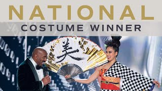 MISS JAPAN UNIVERSE wins 66th NATIONAL COSTUME prize  Miss Universe [upl. by Notsur]