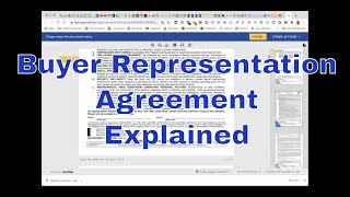 Buyer Representation Agreement Explained [upl. by Anairotciv623]