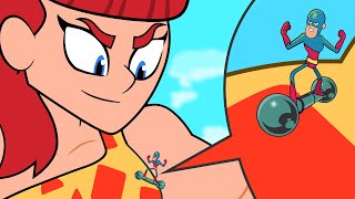 Giganta vs Atom and Other Shorts [upl. by Normandy447]