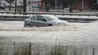 Hurricane Florence brings flooding to Durham NC [upl. by Noterb407]