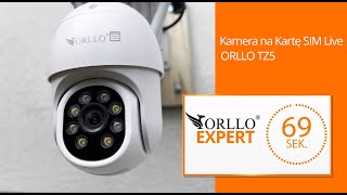 ORLLO EXPERT  Kamera Zewnętrzna na Kartę SIM RTMP LIVE z Darmową Aplikacją TUYA ORLLO TZ5 [upl. by Refynnej]