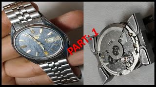 ✔restauración de un SEIKO 5 automático cal7009a mira lo que encontramos adentro ⌚ PART1 [upl. by Blalock]