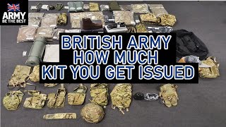 British Army Reserves kit you get issued [upl. by Yziar]