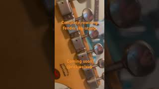 Fender jagstang electrical swap coming soon like and subscribe ￼￼guitar nirvana fender cobain [upl. by Crysta]