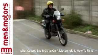 What Causes Bad Braking On A Motorcycle amp How To Fix It [upl. by Sulokcin]