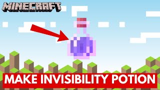 How to Make Potion of Invisibility on Minecraft 2024 [upl. by Bartie]