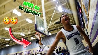 CAM THREW AN ALLEY OOP OFF THE BACKBOARD AND SHUT THE GYM DOWN Long Reach vs Atholton Playoffs [upl. by Iretak]