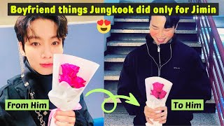 Boyfriend things that Jungkook has done Only for his Jimin 2024 [upl. by Aryad825]