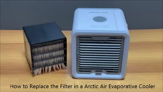 How to Replace the Filter in a Arctic Air Evaporative Cooler [upl. by Sgninnej]