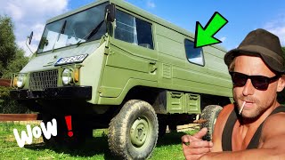 4x4 Monster Pinzgauer  Der Beste Offroad Camper für schwerstes Gelände  Roomtour [upl. by Fricke]