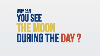 Why Can You See the Moon During the Day We Asked a NASA Scientist [upl. by Annahsit]