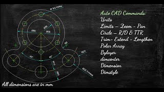 AutoCAD Exercise 02 [upl. by Marika]