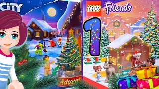 The countdown begins Day 1 Lego Friends amp City advent calendars 2022 [upl. by Nunnery]