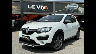 Sandero Stepway 16 Rip Curl Automatizado 2017 [upl. by Ebarta]