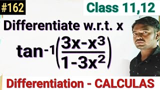 Differentiate tan13xx313x2 DifferentiatonCalculasClass 1211thEngineeringndaMaths [upl. by Yard442]