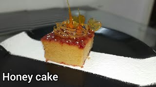 Honey cake  How to make Eggless Honey Cake  Honey Cake in Pressure CookerHow to make cake at home [upl. by Hilar979]