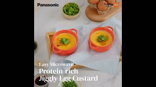 Easy Microwave  Proteinrich Jiggly Egg Custard Recipe [upl. by Ecirtaeb]