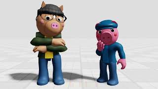 Animation Style Experiment A Roblox Piggy Animation [upl. by Pia]