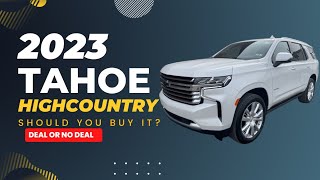 2023 Chevy Tahoe High Country My Thoughts [upl. by Zach]