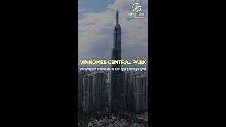 Unmissable amenities of the apartment on Vinhomes Central Park [upl. by Amsirahc]