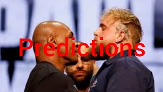 My prediction for Jake Paul vs Mike Tyson [upl. by Duj709]