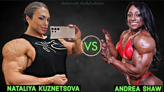 Nataliya Kuznetsova vs Andrea Shaw Phenomenal Queens of Female Bodybuilding [upl. by Llenehs]