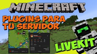 PLUGINS para tu SERVIDOR de Minecraft  LIVEKIT App para Visualizar Jugadores [upl. by Eillac]