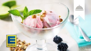 ChampagnerSorbet selber machen  Mit Brombeeren  EDEKA [upl. by Nybor357]