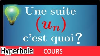 suite • comprendre la définition • formule explicite et par récurrence • Première spécialité maths [upl. by Nivlac919]