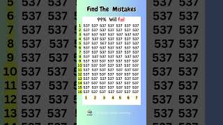 quotCan You Spot the Mistake 🔍 Test Your Observation Skillsquot shorts observationskills games [upl. by Yslehc]