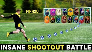 INSANE FIFA 20 ULTIMATE TEAM CARD XI SHOOTOUT BATTLE [upl. by Langill]