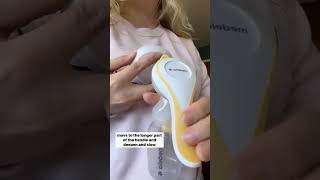 How to use your Medela Harmony hand pump medela shorts [upl. by Cass626]