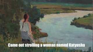 Katyusha Катюша English Subtitles Russian Folk Song Translation Lyrics Music [upl. by Matrona662]