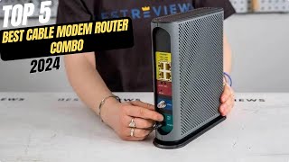 Best Cable Modem Router Combos 2024 [upl. by Nairadal]