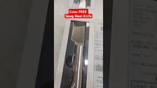 Coles FREE Smeg Meat Knife 15cm coles smeg free melbourne [upl. by Hartzell]